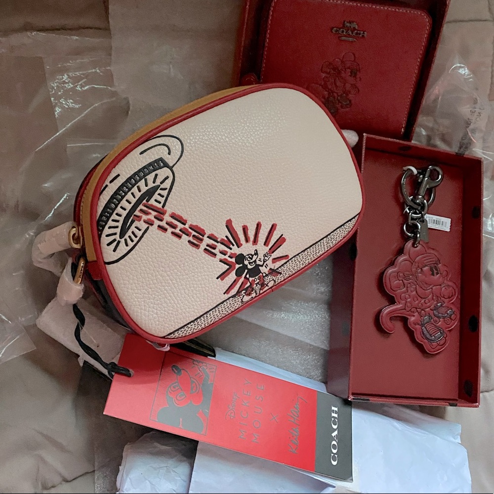 NWT Coach Disney Keith Haring Limited Xbody 2 set- firm-  no offers please